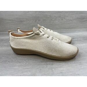 Arcopedico LS Women's Sneaker Running Lace Up Knitted US 9.5‎ White Casual Shoes